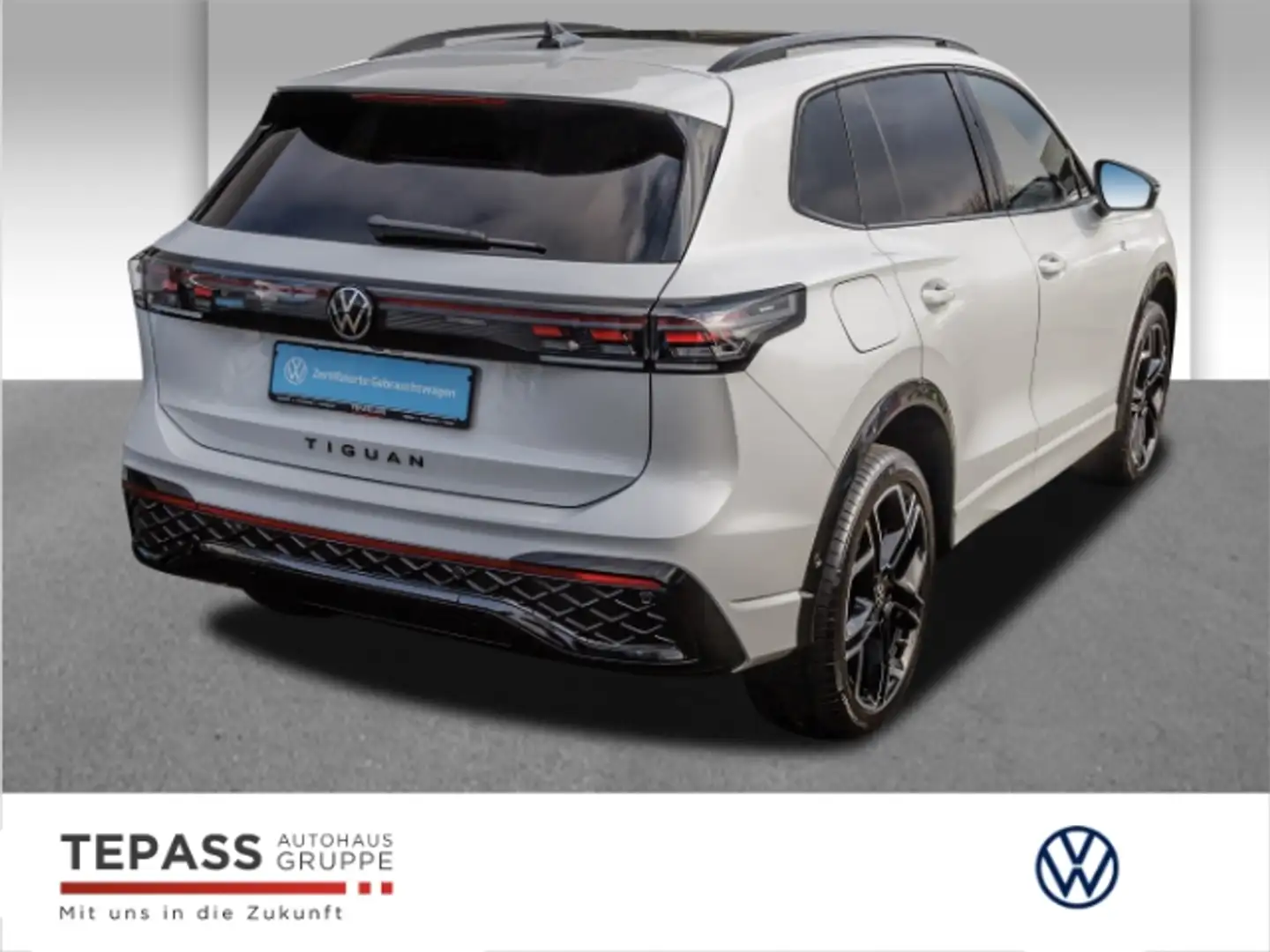 Volkswagen Tiguan 2.0 TDI DSG 4Motion R-LINE NAVI KLIMA PANO STANDHE Wit - 2