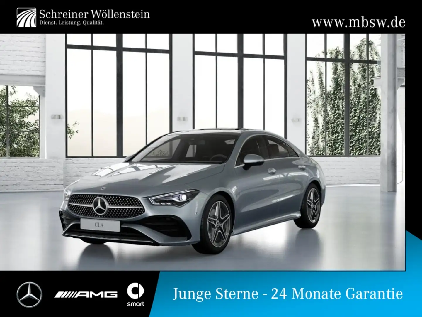 Mercedes-Benz CLA 200 Coupé AMG*Kamera*Memory*Pano*Ambi* Silber - 1