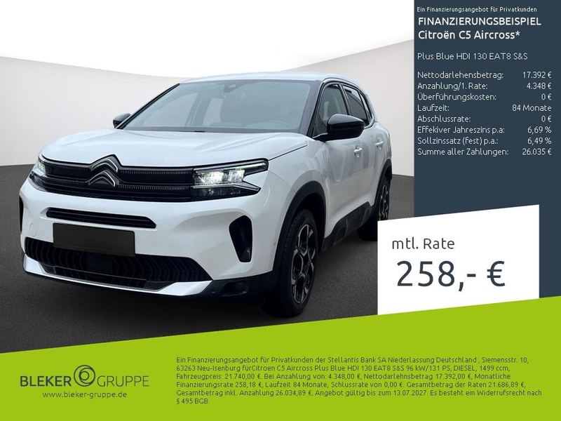 Citroen C5 Aircross Plus Blue HDI 130 EAT8 S&S