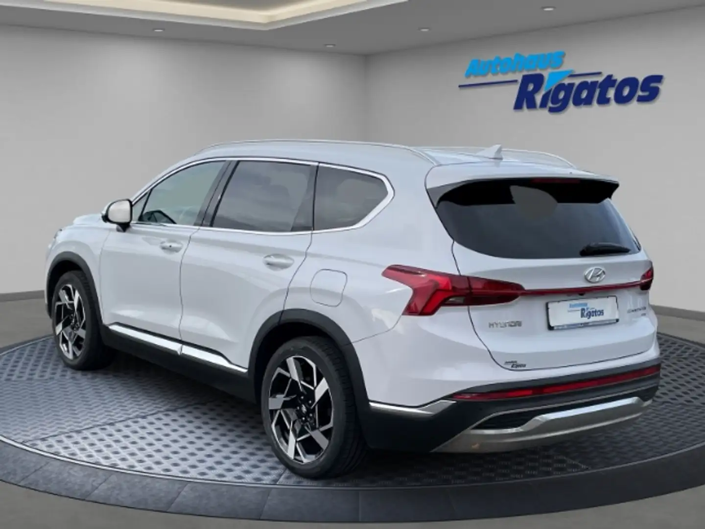 Hyundai SANTA FE 2.2 CRDi, Prime 4WD Autom. Leder, AHK, Navi, Sitzh Weiß - 2