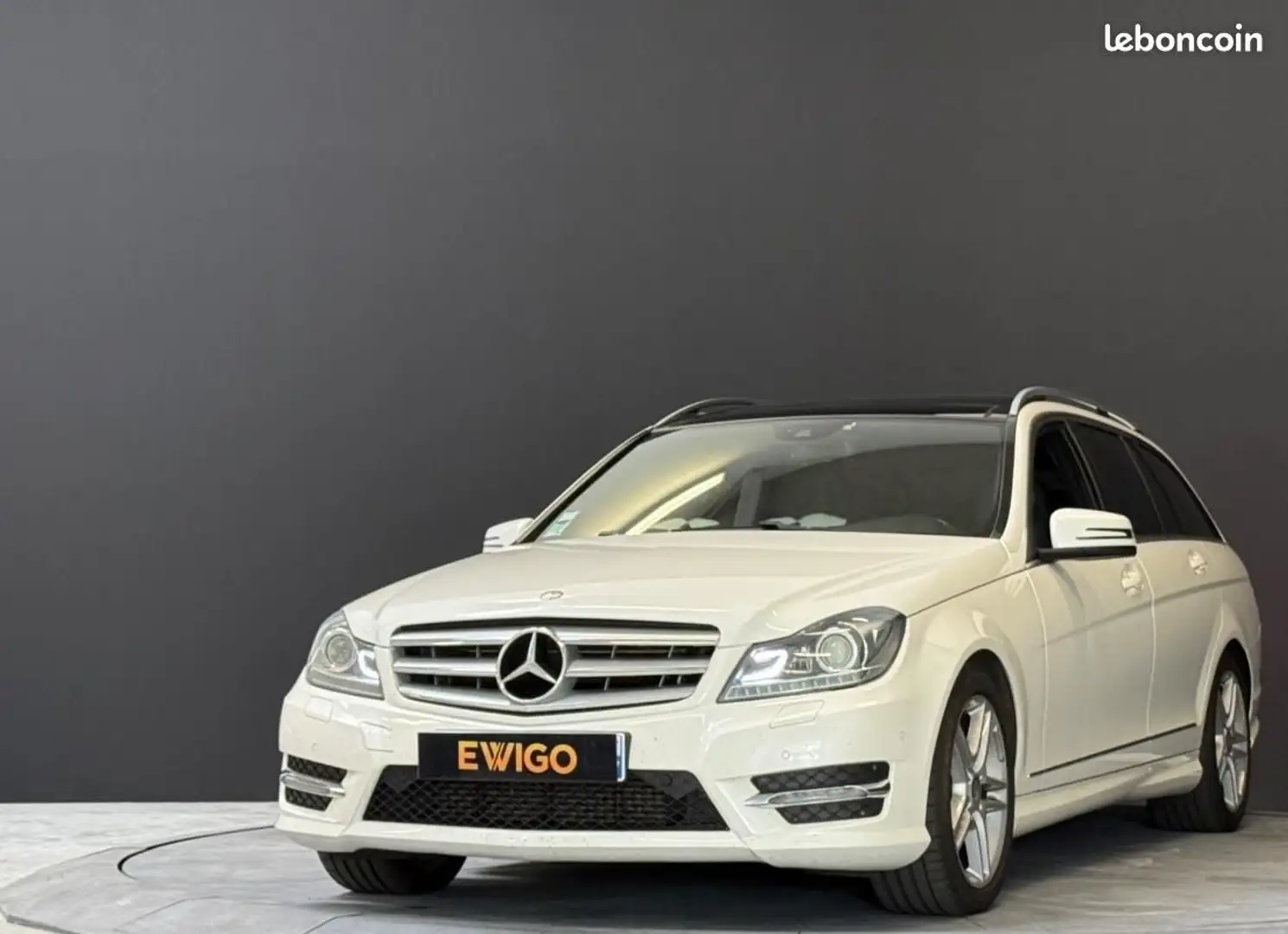 Mercedes-Benz C 220 Mercedes BREAK 220 CDI 170CH 7G-TRONIC AMG LINE Blanc - 1