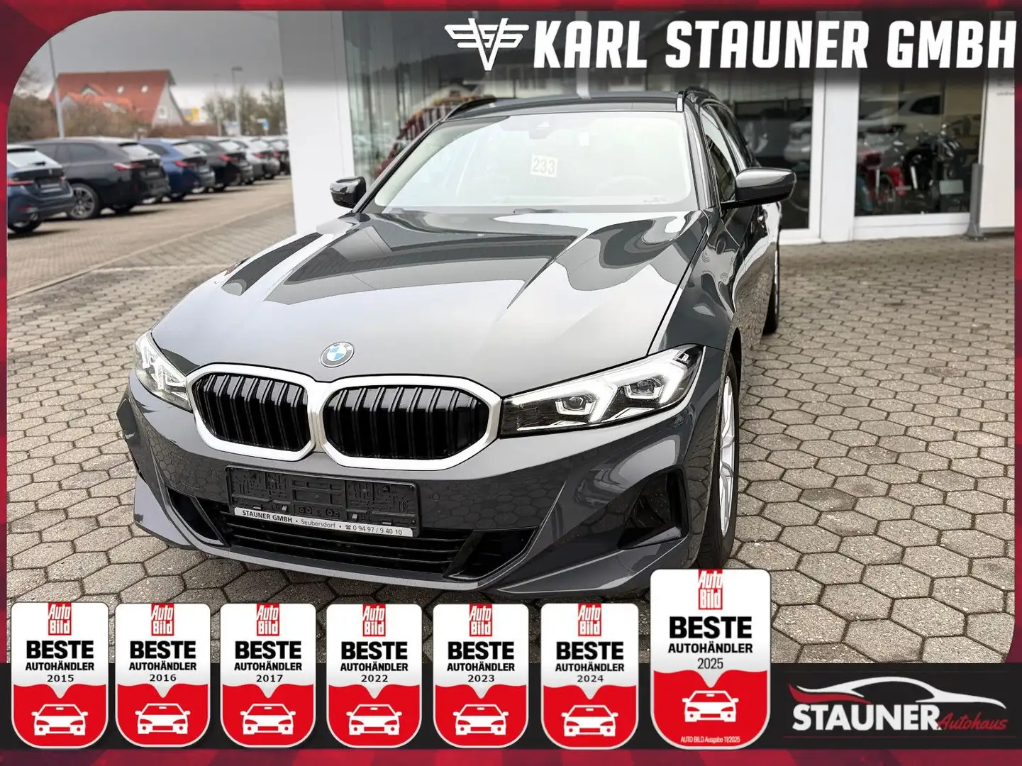 BMW 318 i Touring FACELIFT KAMERA LED NAVI SZHZ Grau - 1