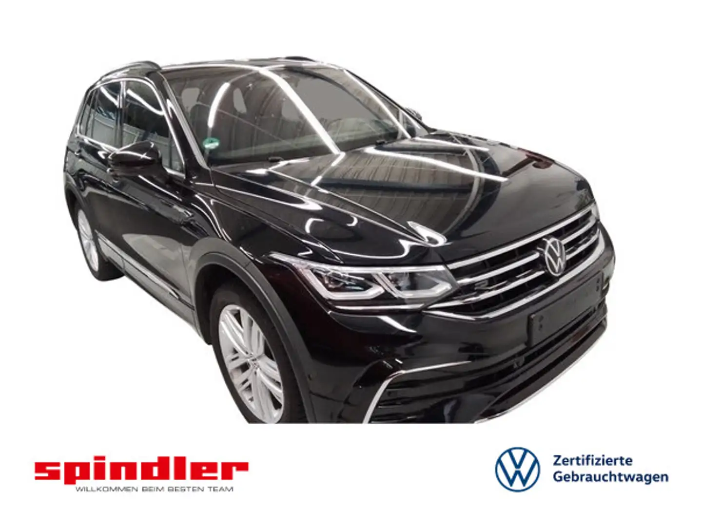 Volkswagen Tiguan R-Line 2.0 TDI 4M DSG / Pano, Matrix, AHK Schwarz - 1