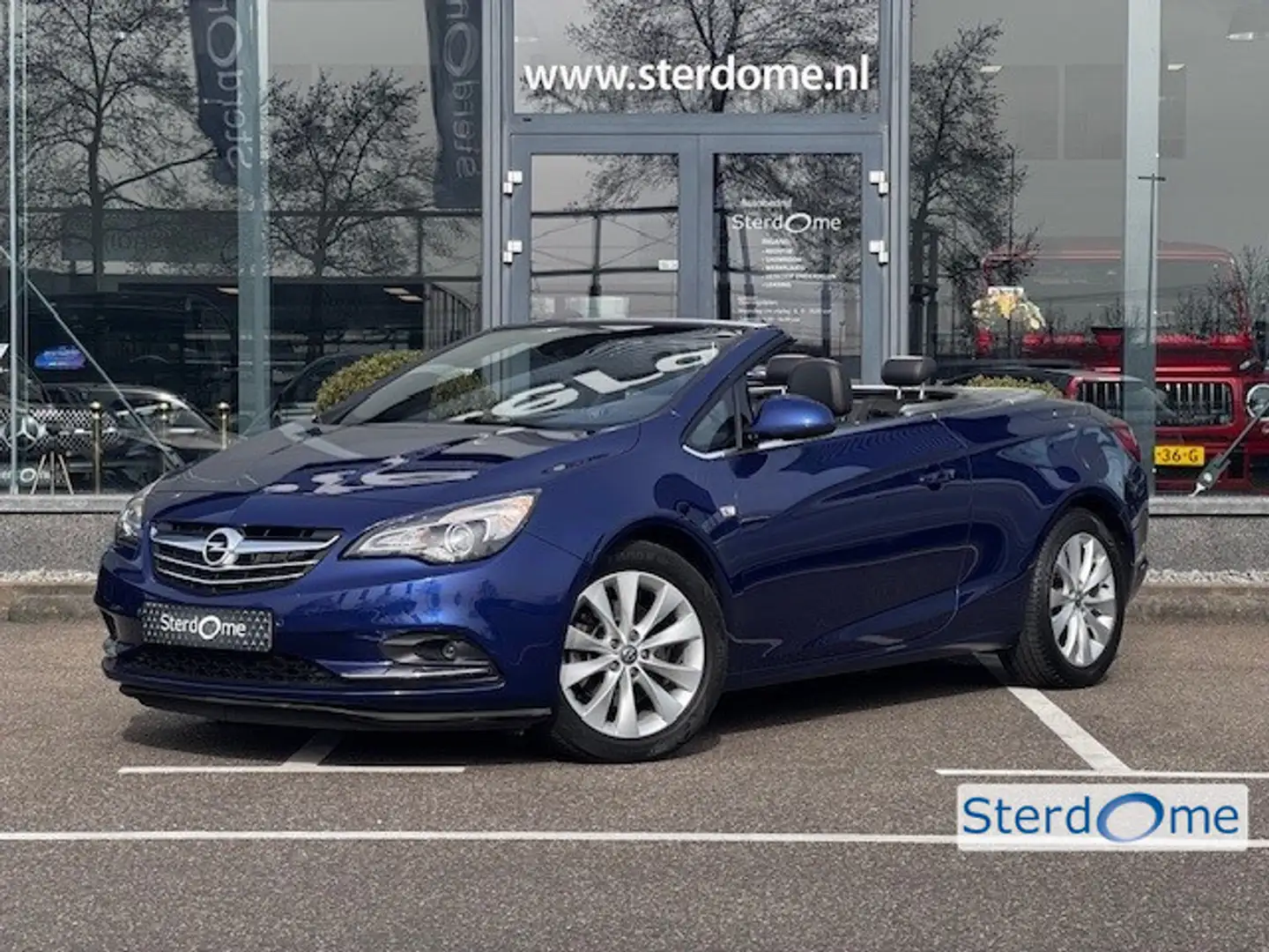 Opel Cascada 1.4 Turbo ecoFLEX Cosmo l Cruise Controle l Airco Blauw - 1