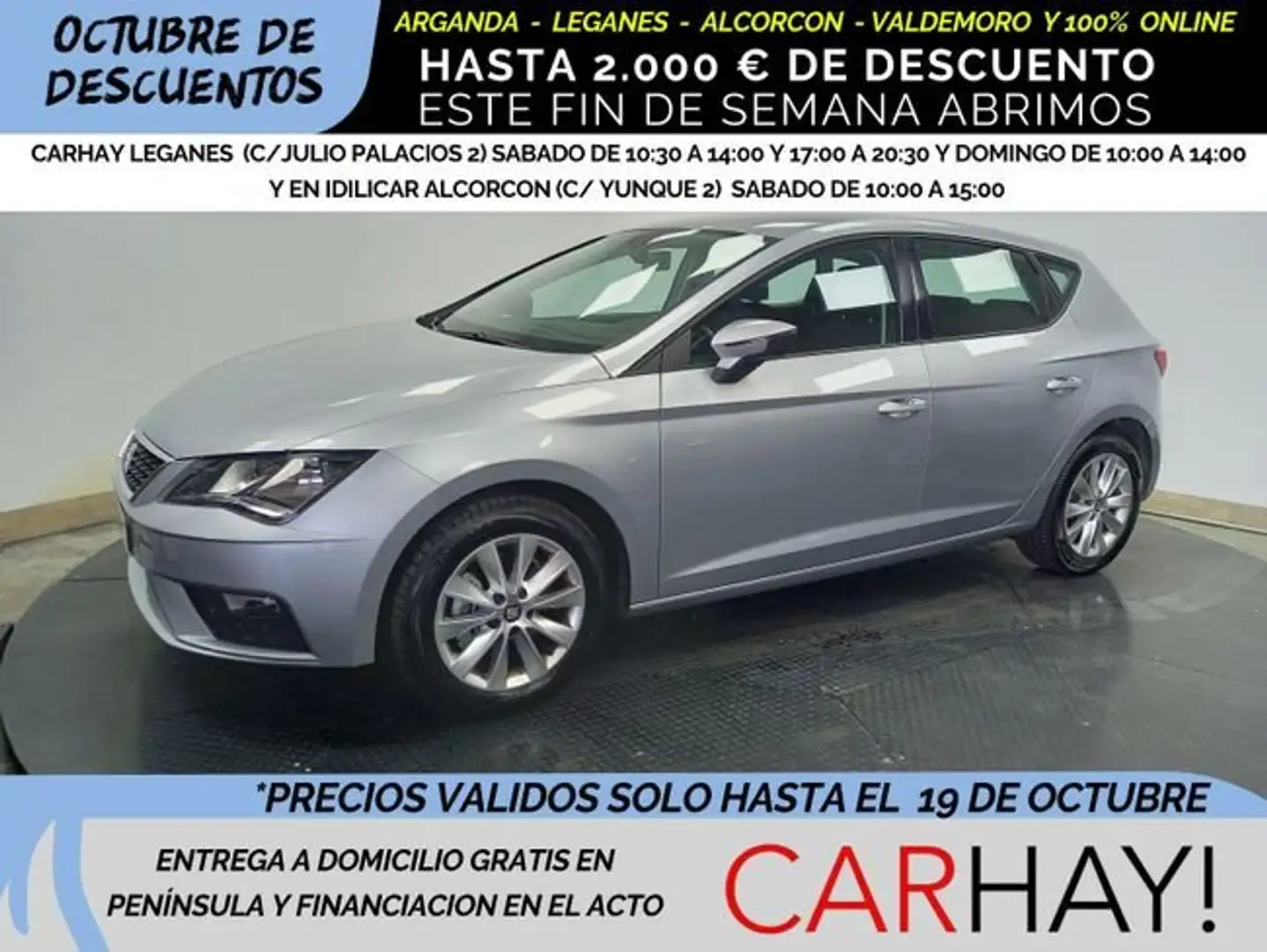 SEAT Leon 1.4 TSI ACT S&S Style DSG7 150 Gris - 1