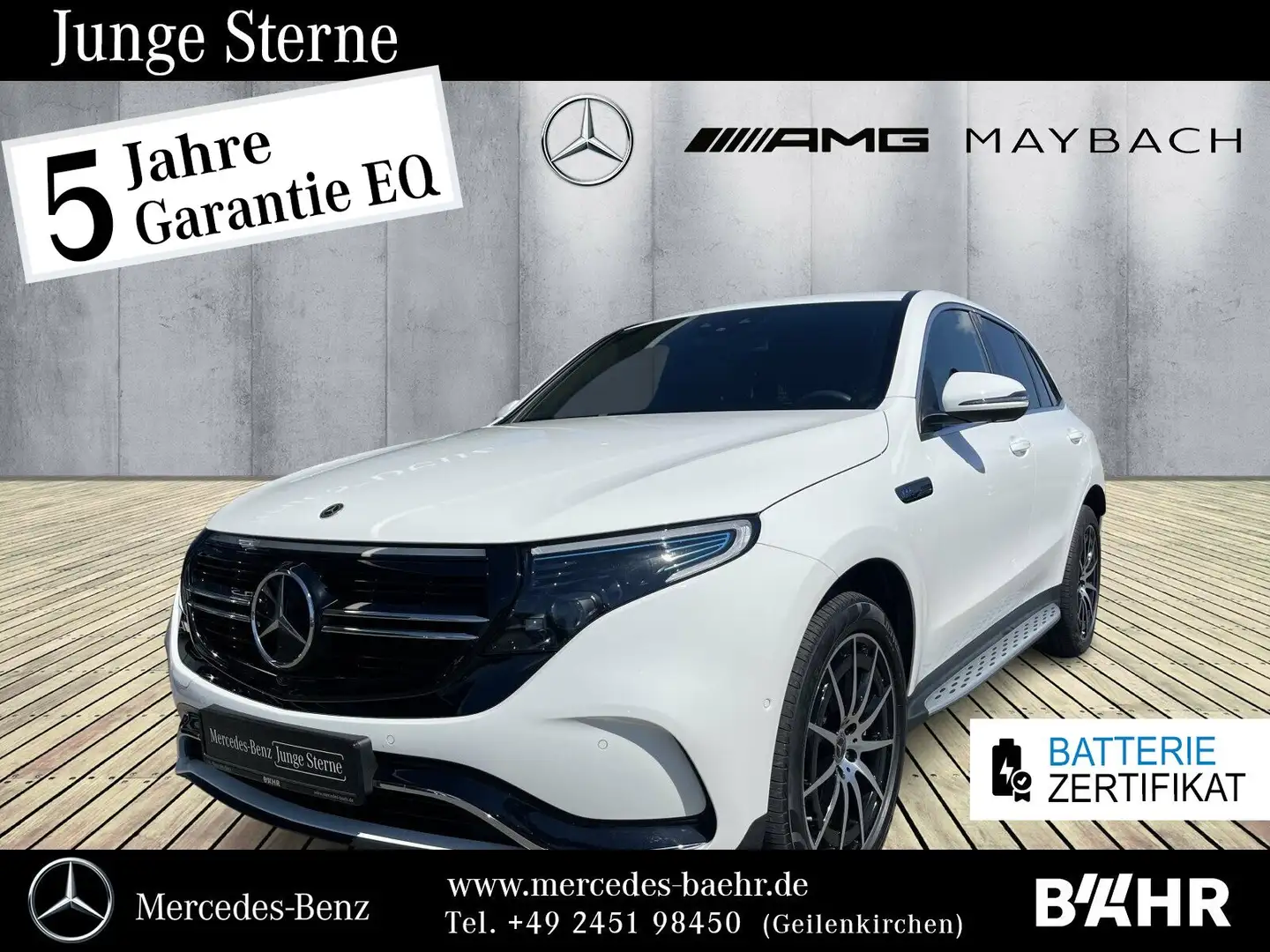 Mercedes-Benz EQC 400 EQC 400 4M AMG/MBUX-Navi/Multibeam/360°/LMR-20" Wit - 1
