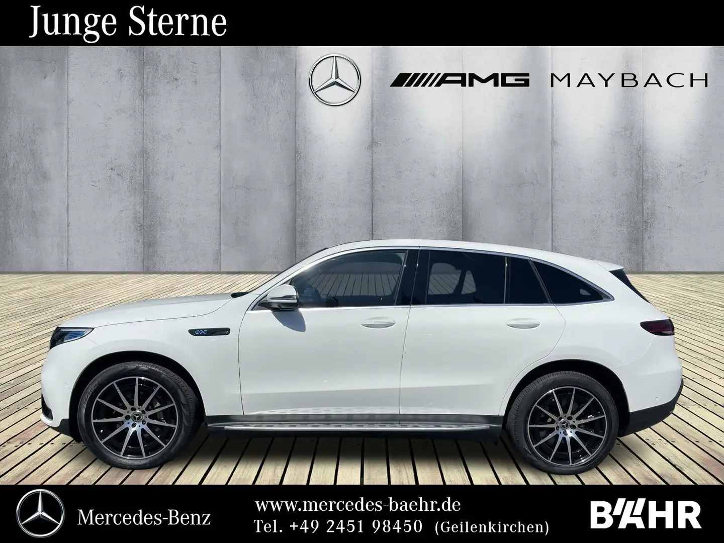 Mercedes-Benz EQC 400 EQC 400 4M AMG/MBUX-Navi/Multibeam/360°/LMR-20" Wit - 2
