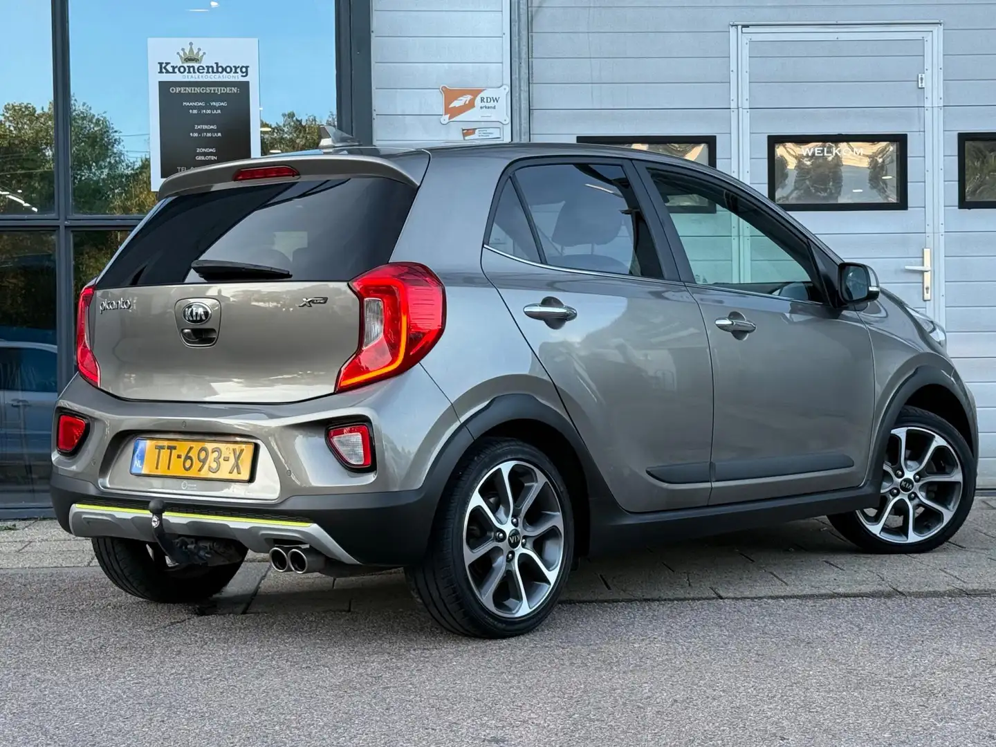 Kia Picanto 1.0 T-GDI X-Line| CAMERA| CARPLAY| NAP Gris - 2