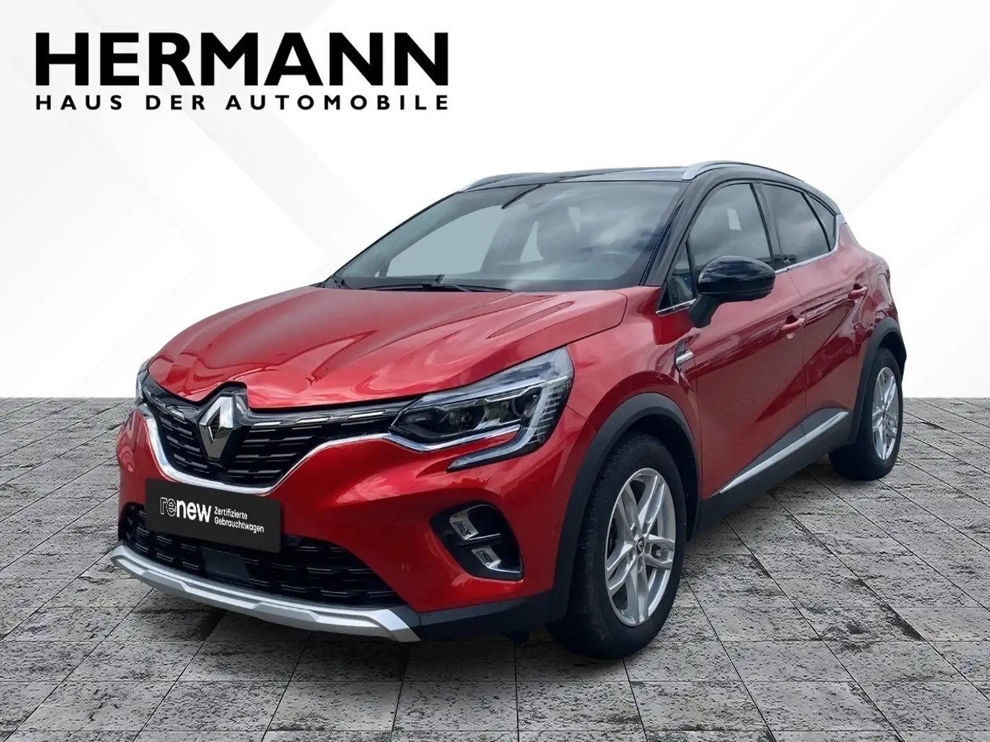Renault Captur II 1.6 E-TECH 160 Edition One *LED*FLA*LM Rood - 1