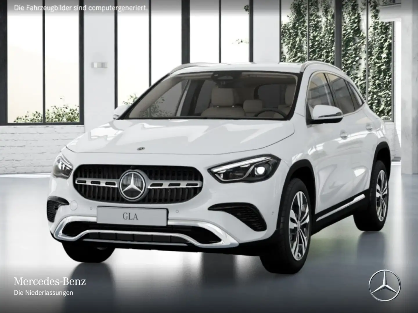 Mercedes-Benz GLA 200 PROGRESSIVE+360°+MULTIBEAM+TOTW+KEYLESS Weiß - 2