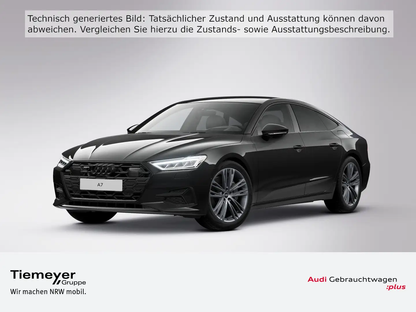 Audi A7 50 TFSI e Q LM20 AHK LEDER HuD KAMERAS Schwarz - 1