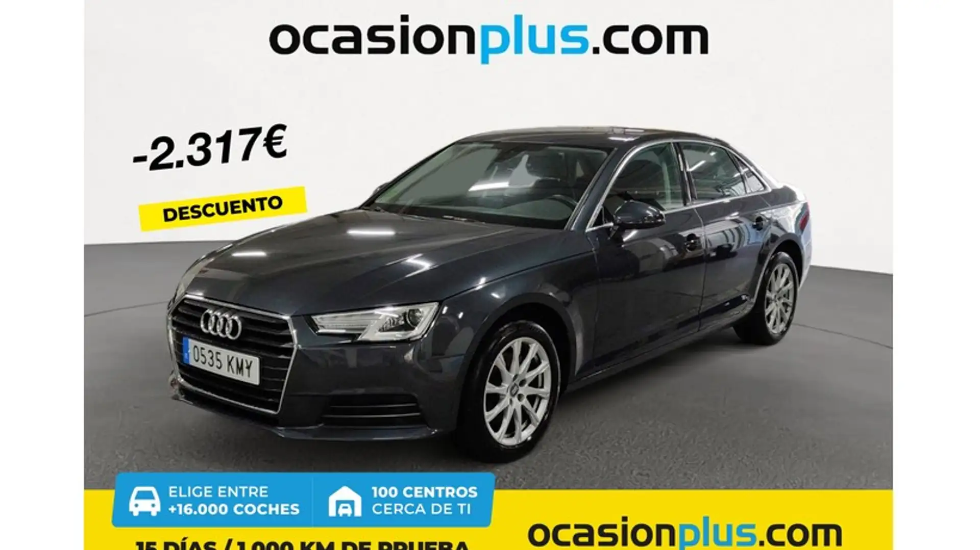 Audi A4 2.0TDI Advanced edition S tronic 110kW Gris - 1