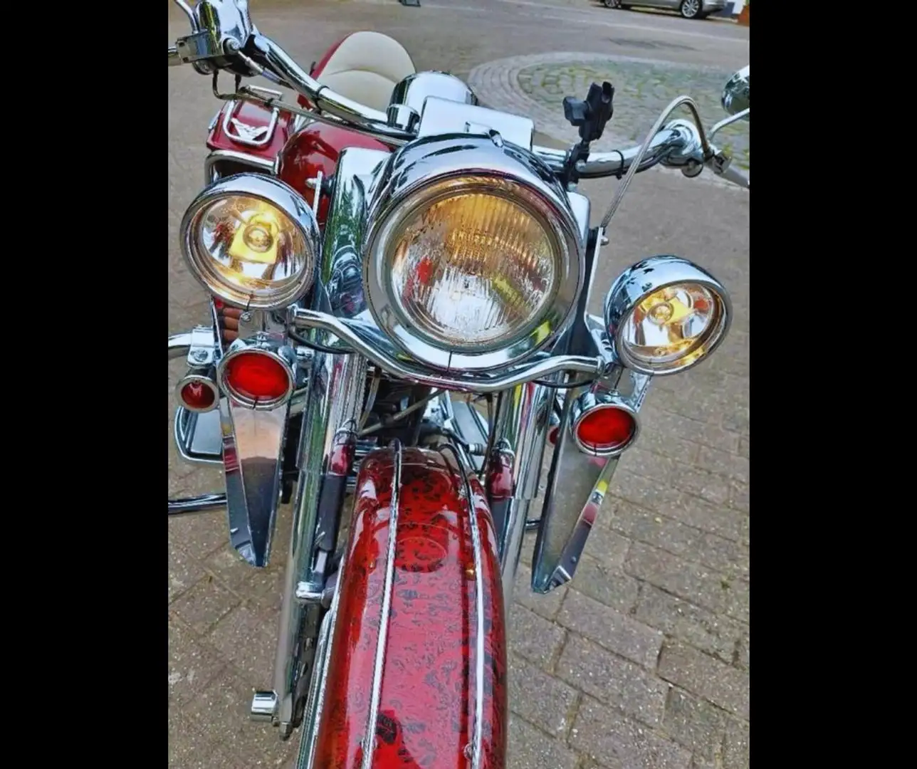 Harley-Davidson Road King FLH🔥UNIQUE Roşu - 2