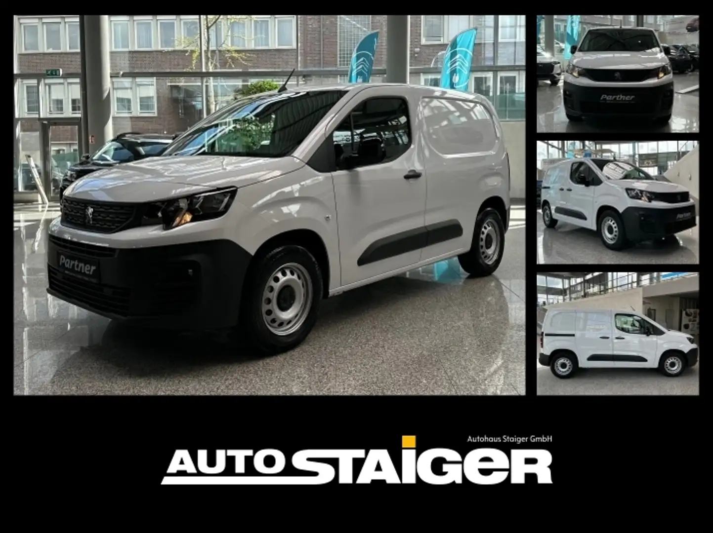 Peugeot Partner Premium L1 *Navi*Klima*Holzboden* Blanco - 1