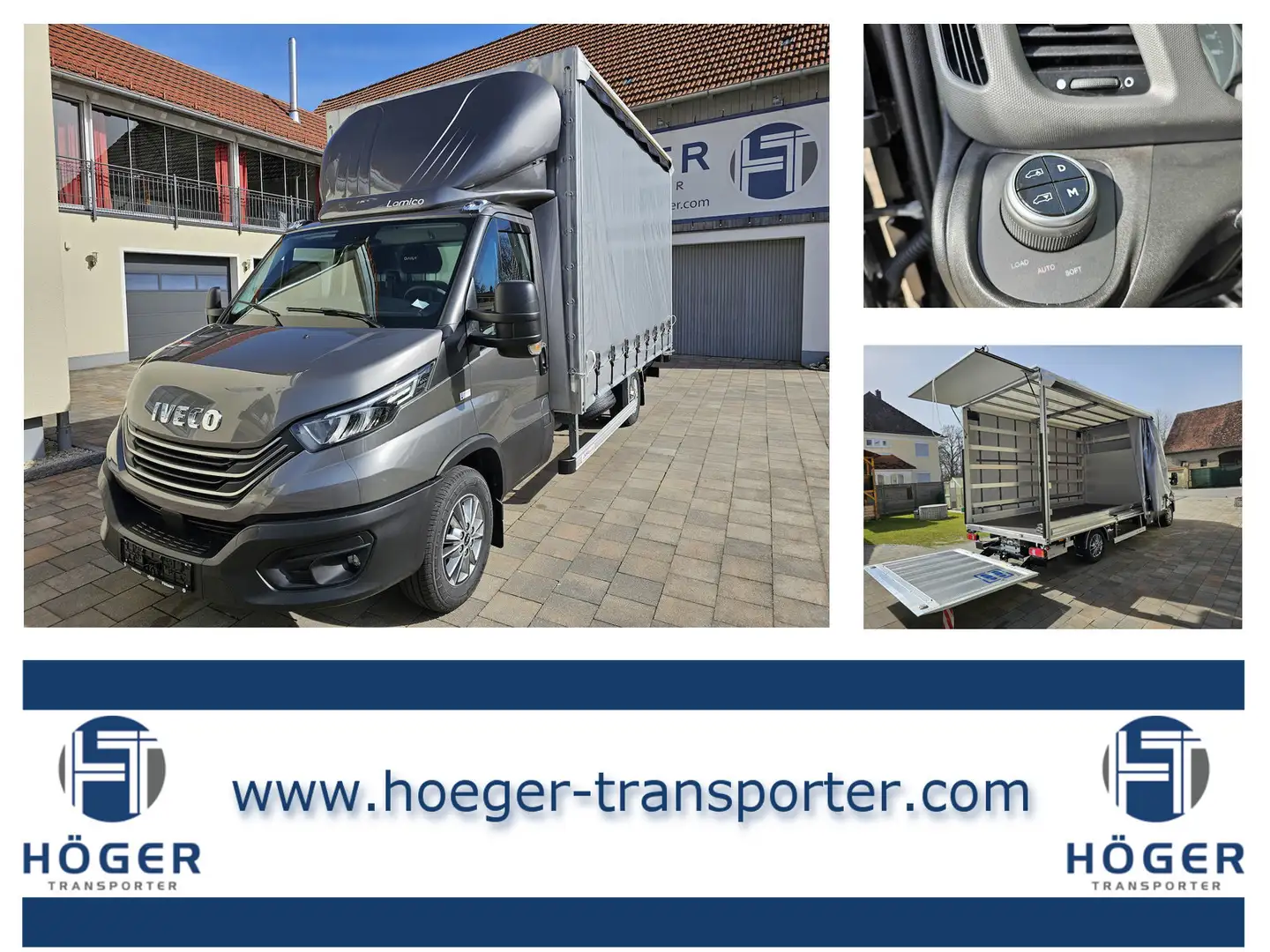 Iveco Daily 35S21HA8V Hi-Matic LBW AIR PRO AHK Navi Grau - 1