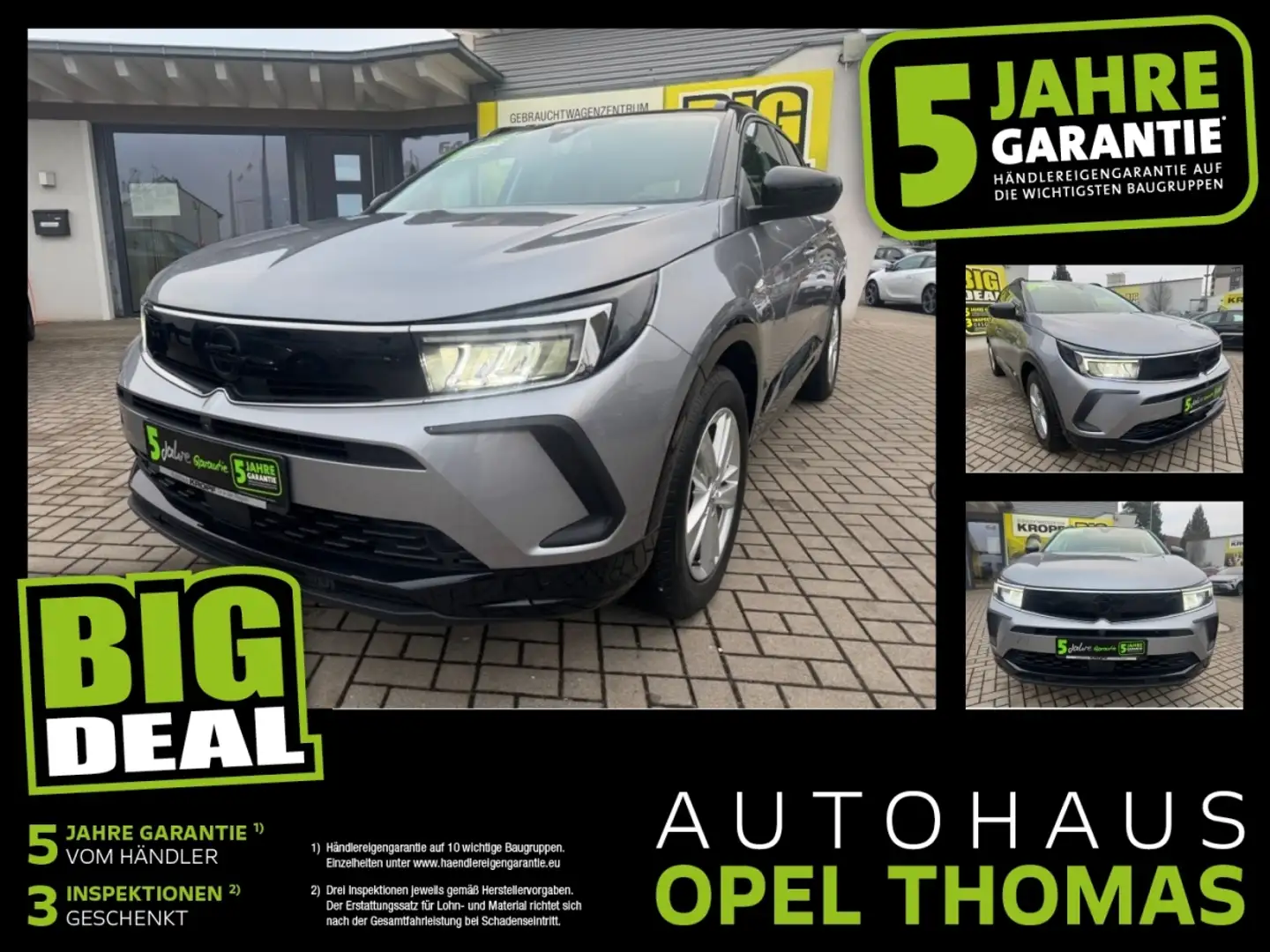 Opel Grandland 1.2 Turbo GS Line Navigationssystem Grigio - 1