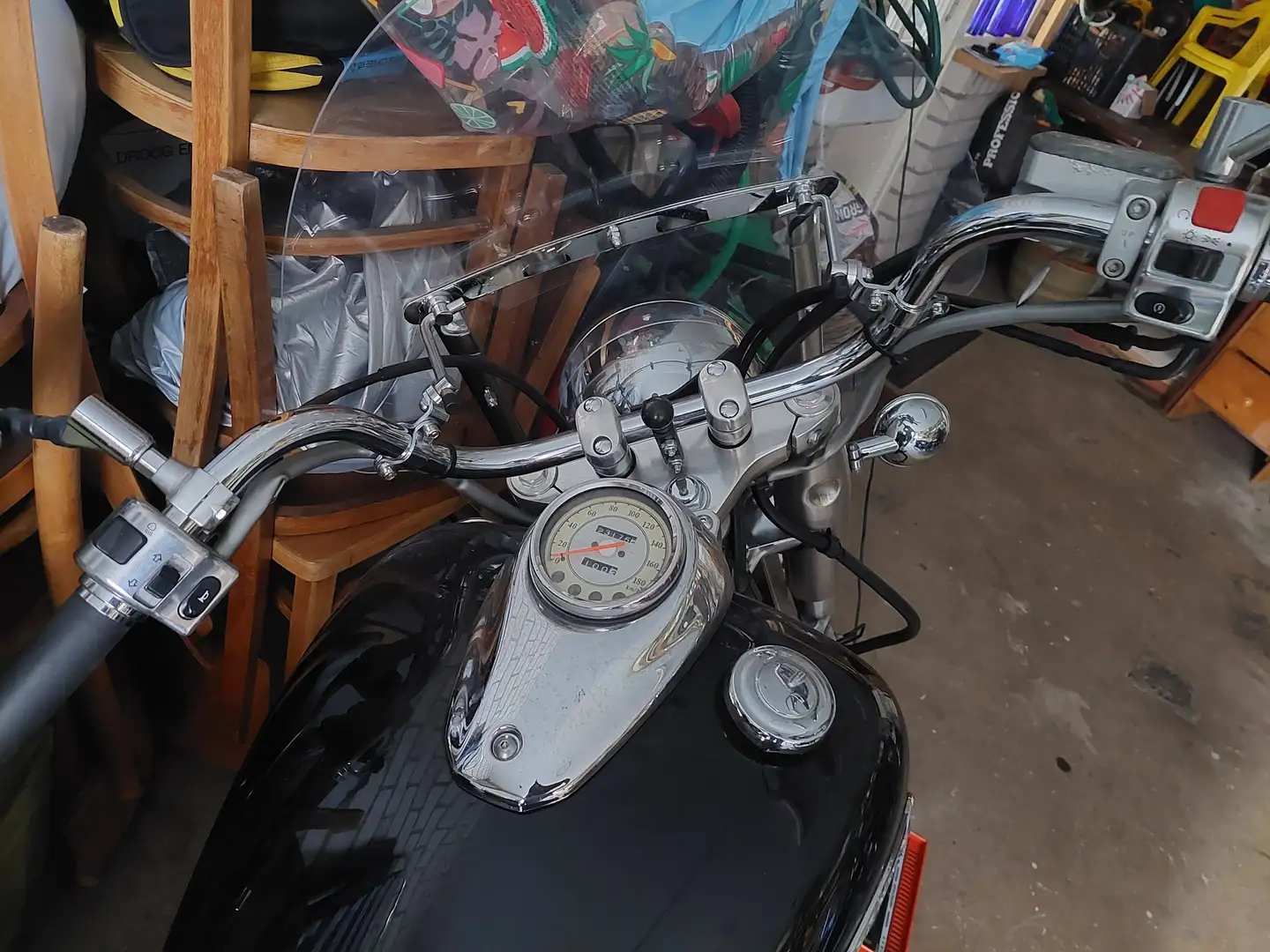 Yamaha XVS 650 Negru - 2