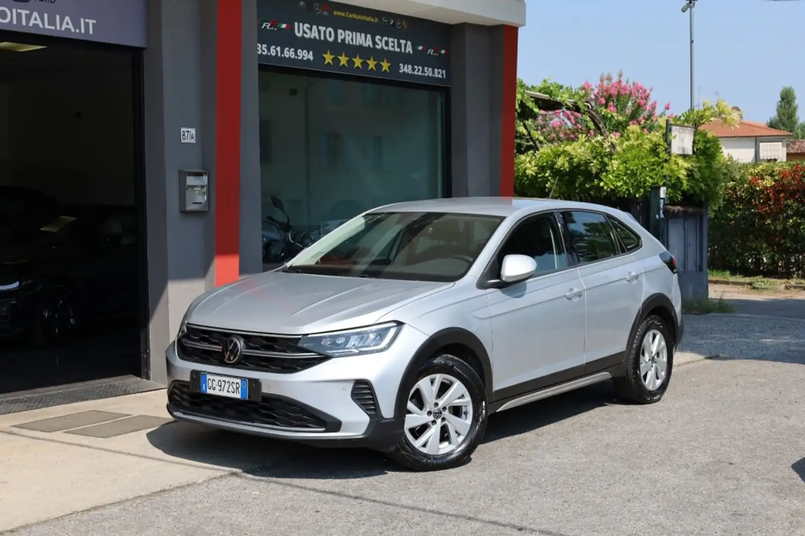 Volkswagen Taigo 1.0 TSI 95CV Life NEOPATENTATI Navi ACC Radar LED Argent - 1