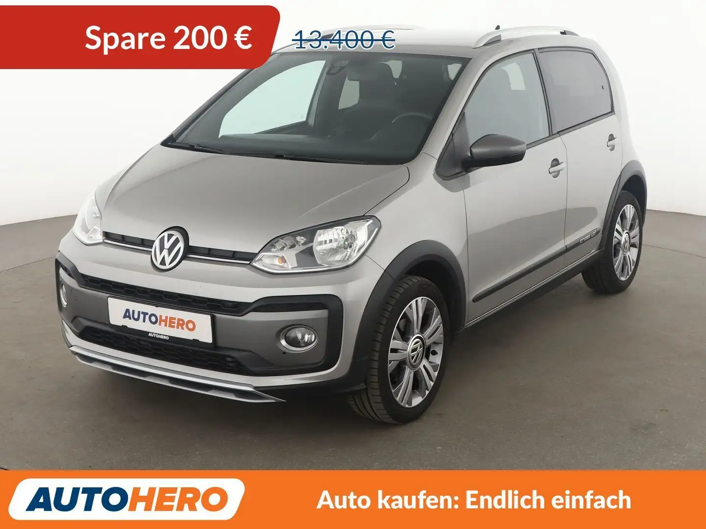 Volkswagen up! 1.0 TSI Cross up! BM*PDC*SHZ*KLIMA*TEMPO* Silber - 1
