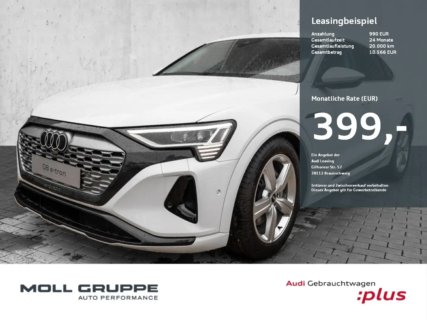 Audi Q8 e-tron Q8 SUV Sportback e-tron Weiß - 1
