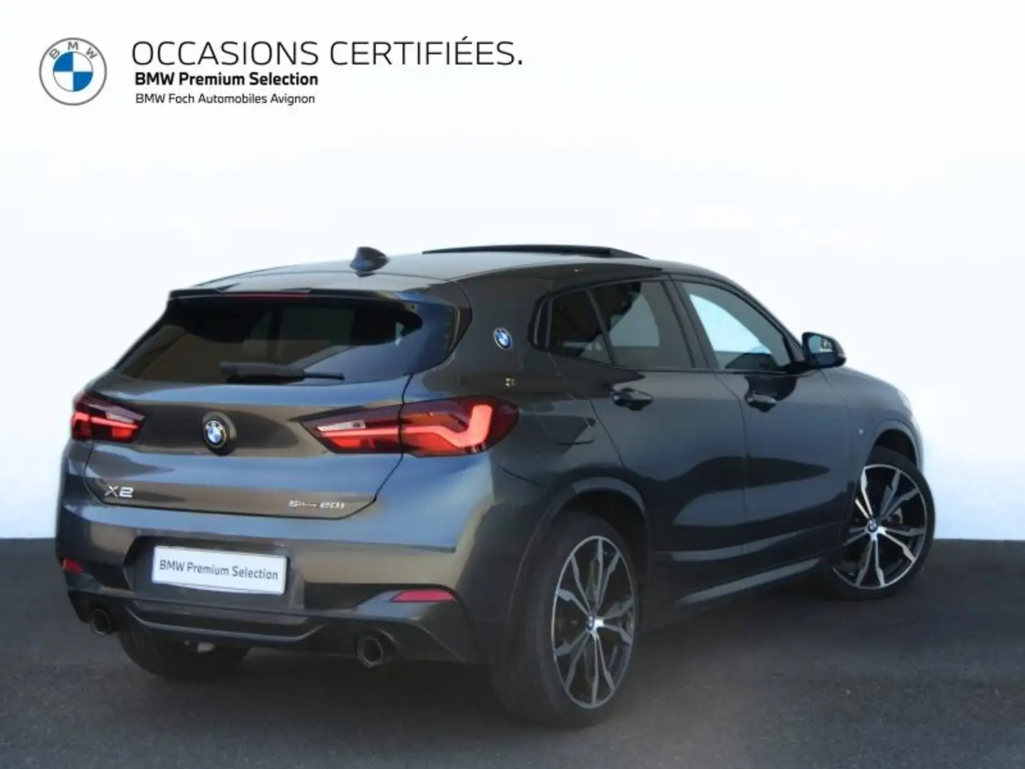 BMW X2 sDrive20iA 178ch M Sport DKG7 Gris - 2