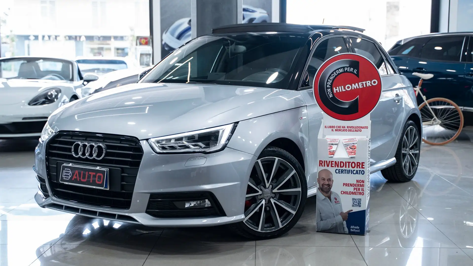 Audi A1 SPB 1.4 TDI 90 CV S LINE S TRONIC TETTO XENO FULL Plateado - 1