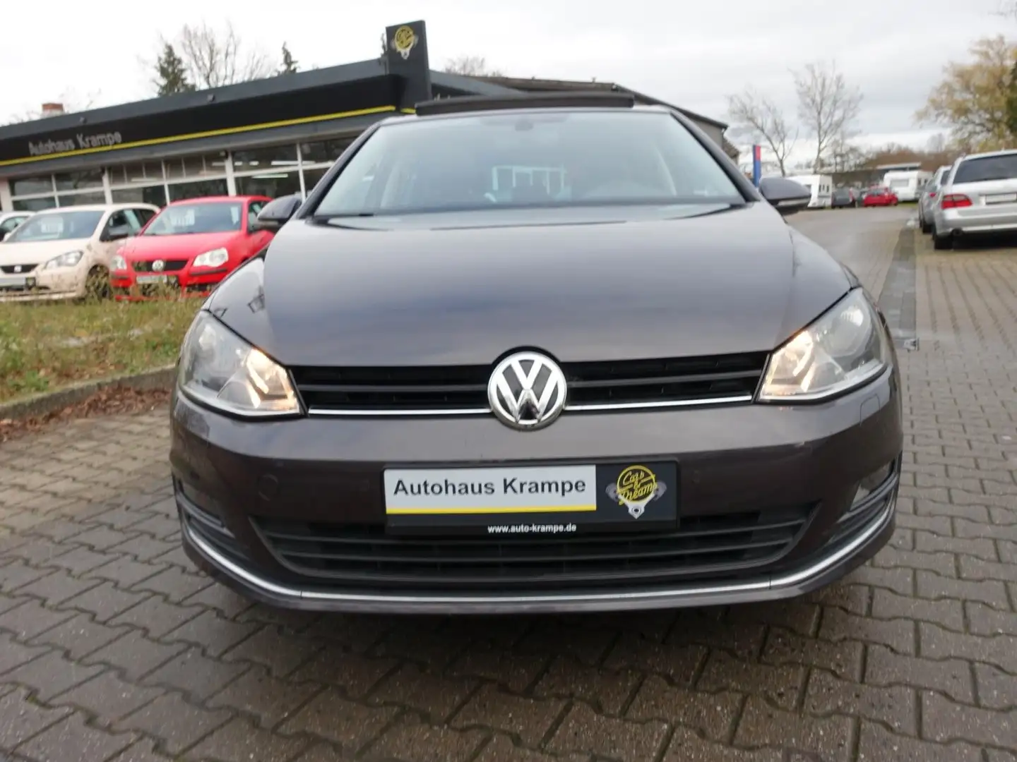 Volkswagen Golf VII Lounge Pano Navi SHZ AHK Gris - 2