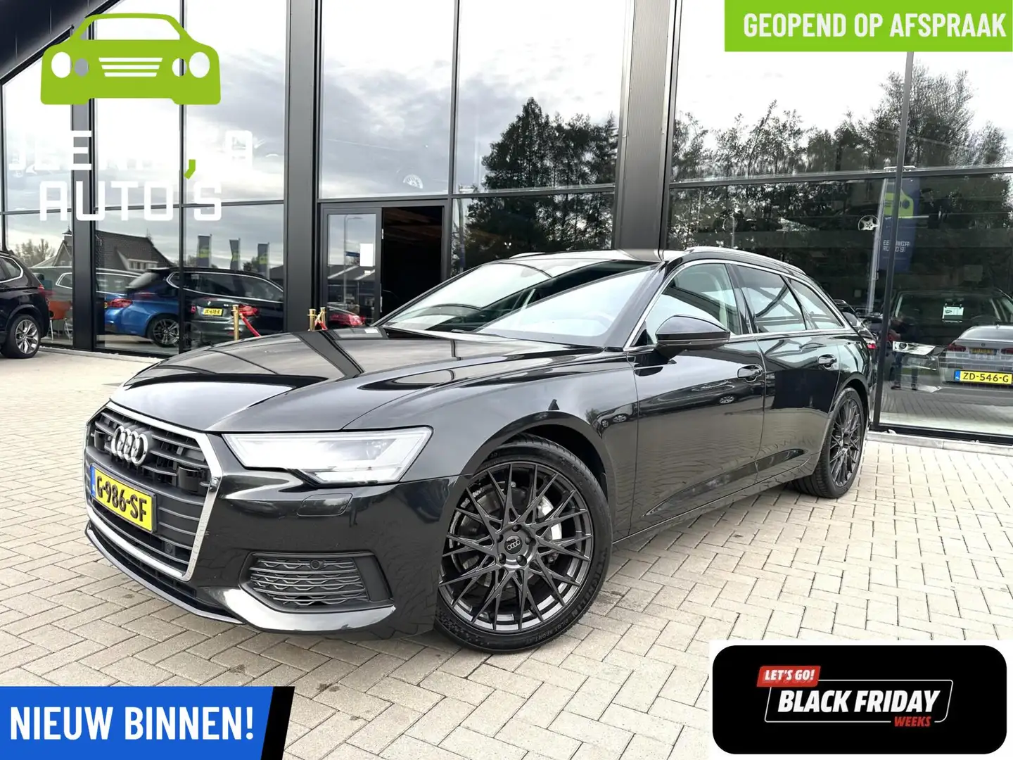 Audi A6 Avant 45 TFSI Sport Pro Line |ACC|Stoelverwarming| Zwart - 1