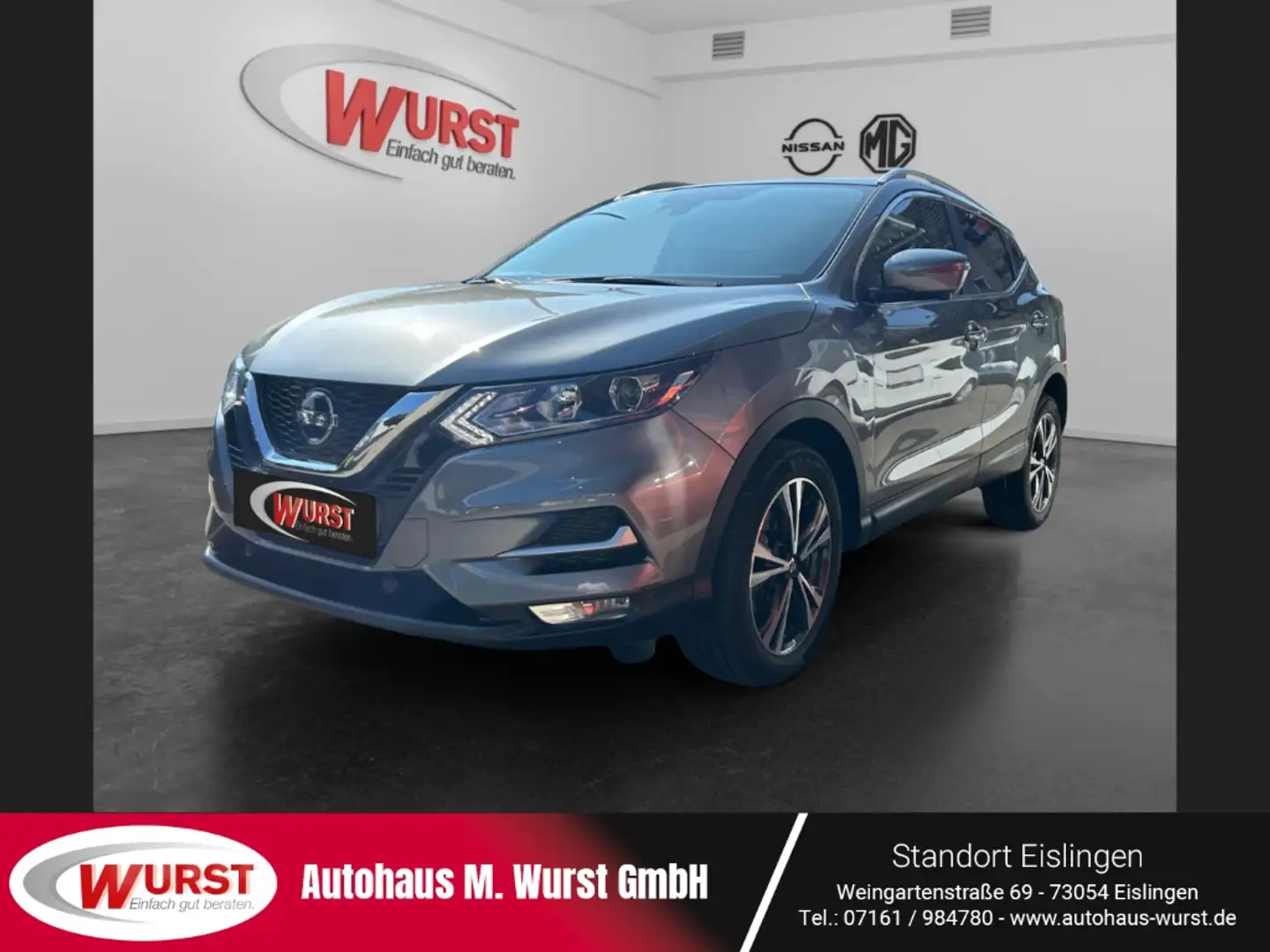 Nissan Qashqai Zama Automatik Klimaa. 360Kamera Sitzheizung Carpl Grau - 1