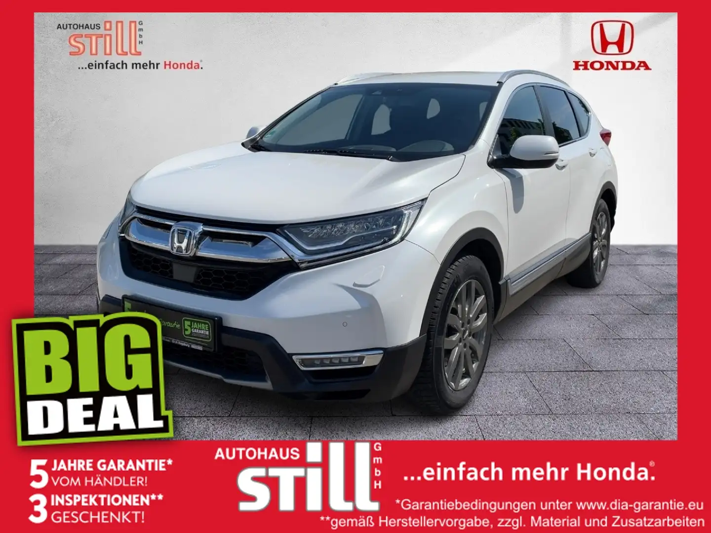 Honda CR-V i-VTEC 2.0 i  Hybrid Lifestyle FLA SpurH LM Weiß - 1