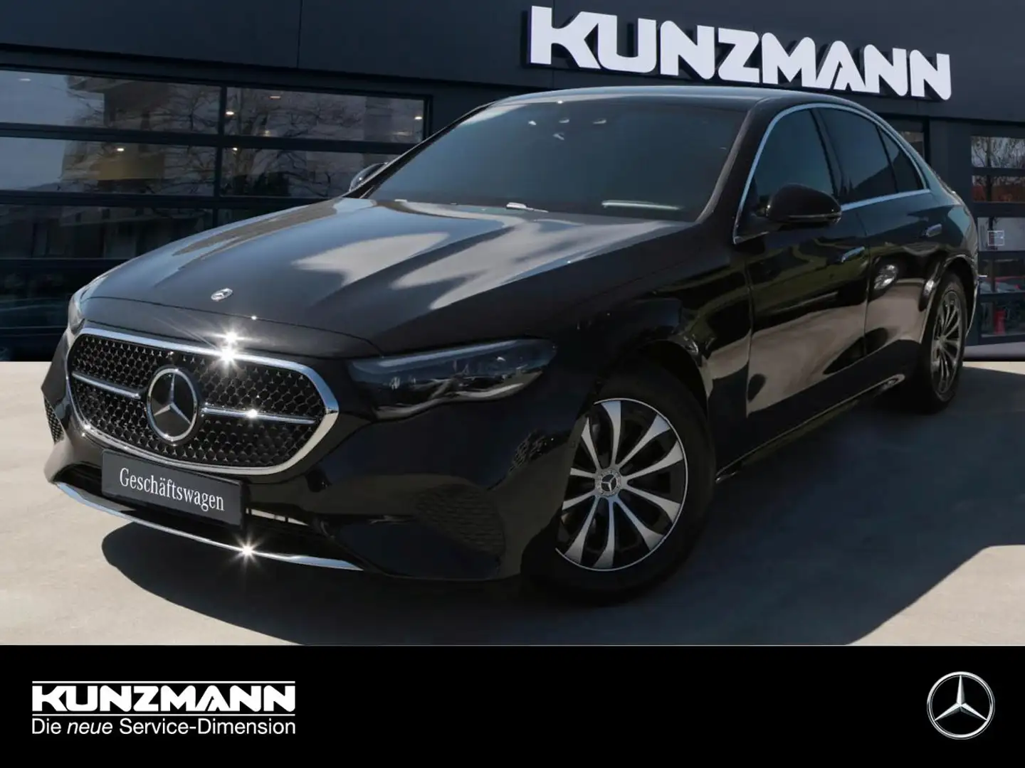 Mercedes-Benz E 200 d Limousine Taxi Avantgarde Distronic 360° Noir - 1