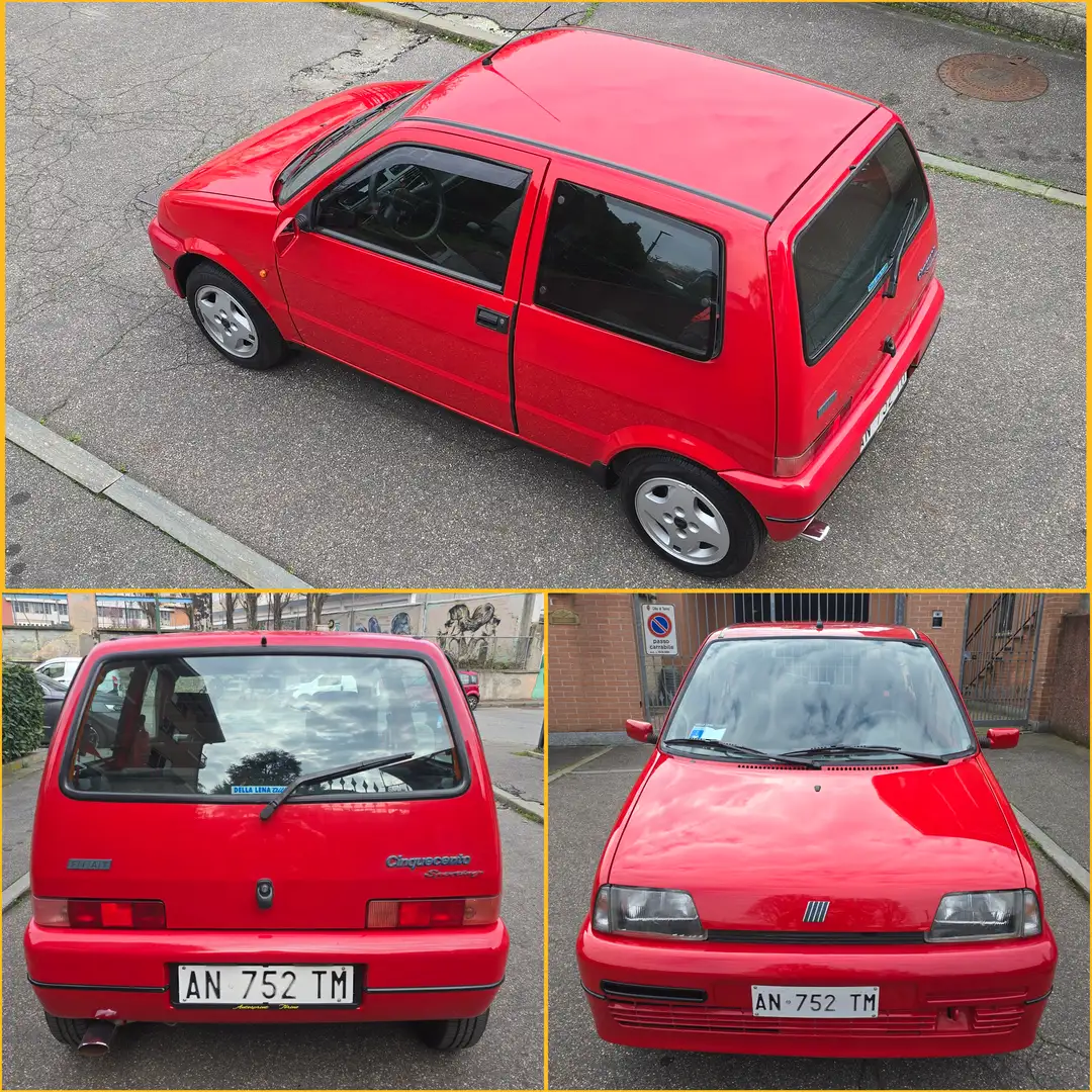 Fiat Cinquecento Sporting Rojo - 2