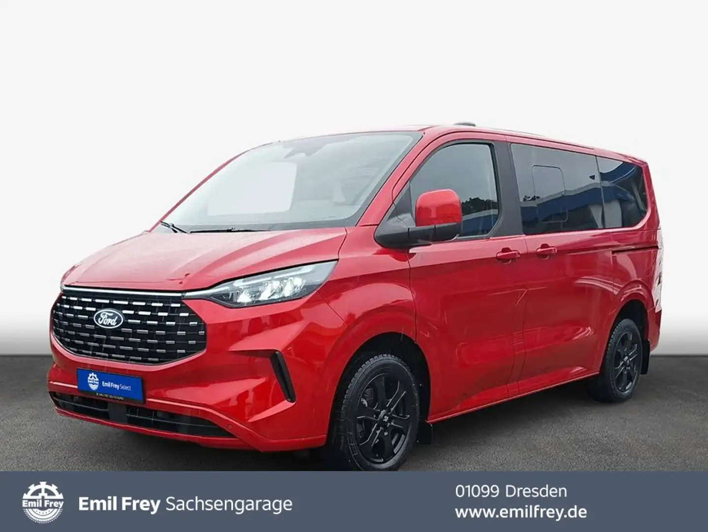 Ford Tourneo Custom 320 L1H1 VA Autm. Titanium Rood - 1