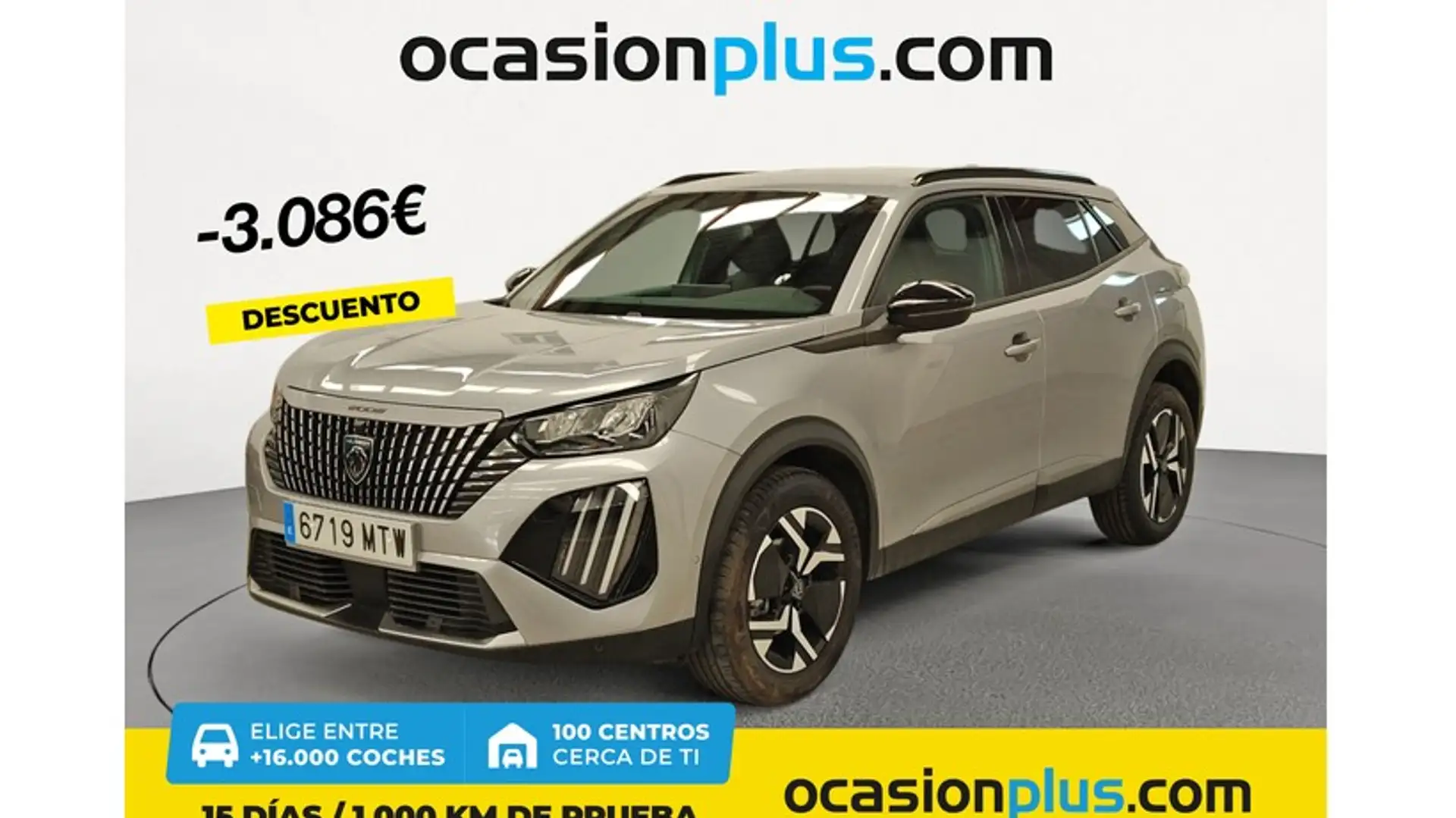 Peugeot 2008 1.2 PureTech S&S Allure 100 Gris - 1