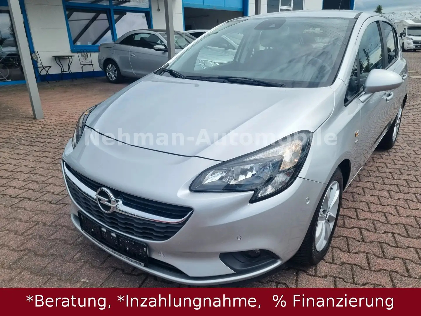 Opel Corsa E Drive/ Automatik Zilver - 1