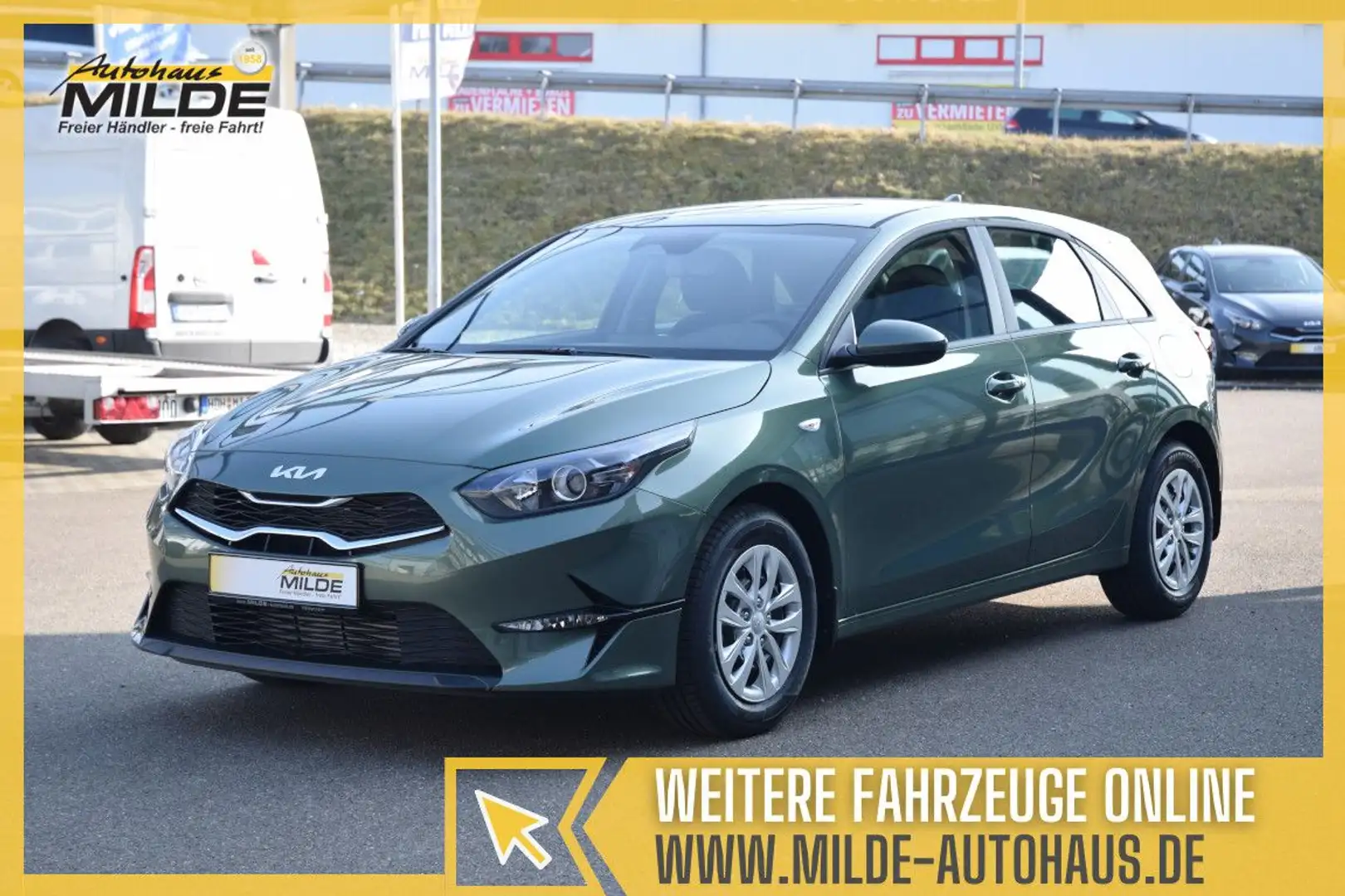 Kia Ceed / cee'd CEED 1.5 T-GDi 140 PS DCT SHZ KAM NAVI AHK VORB. Verde - 1
