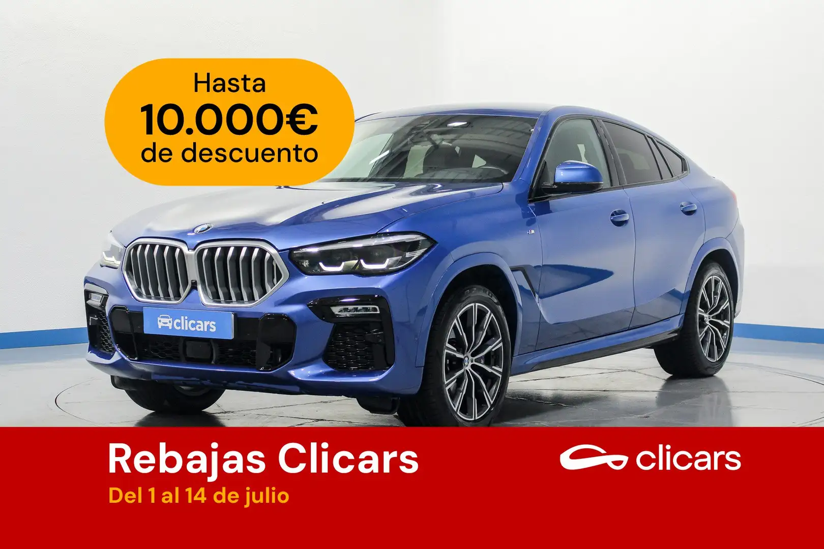 BMW X6 xDrive 30dA Azul - 1