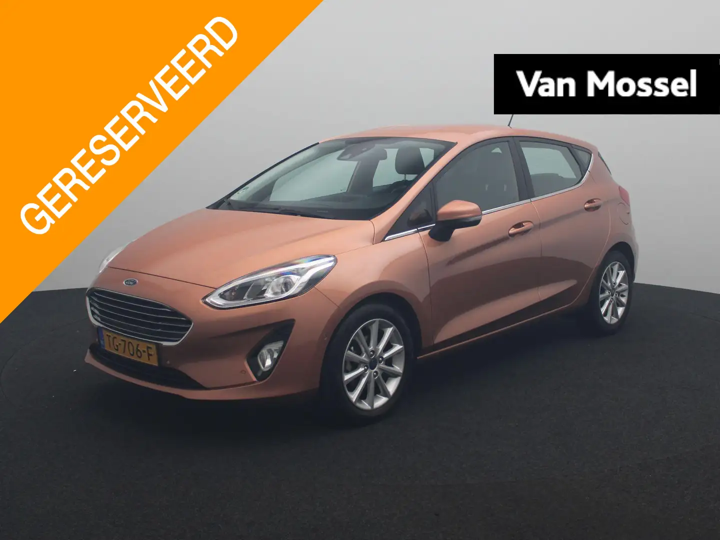Ford Fiesta 1.0 EcoBoost Titanium | Aut. | Cruise Control | Pa Orange - 1