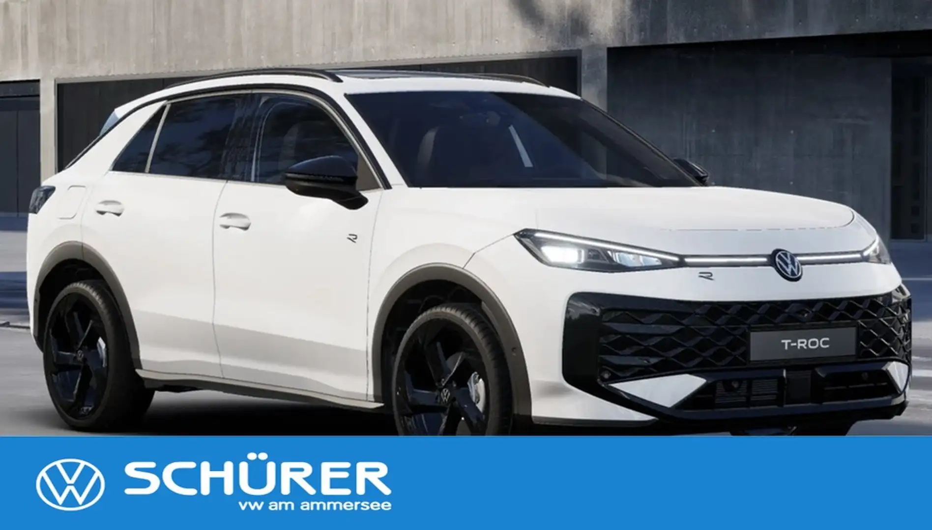 Volkswagen T-Roc R-Line 1.5eTSI DSG Neues Modell! Vollausstattun... Blanc - 1