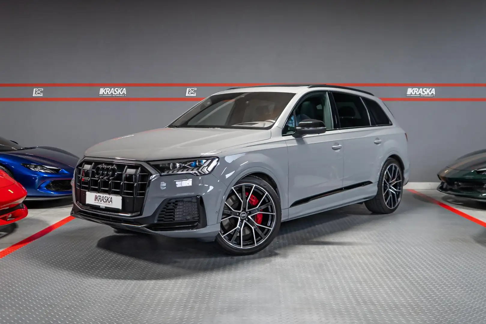 Audi SQ7 4.0 V8 TFSI competition plus quattro 7-SITZE Gris - 2