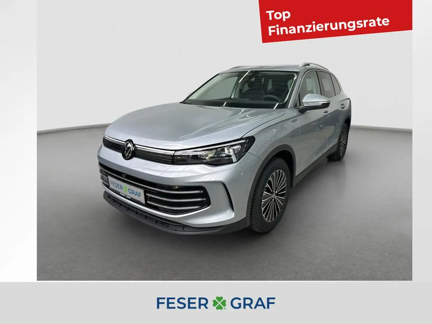 Volkswagen Tiguan Elegance 1.5eTSI DSG AHK Kamera 360 ACC Silber - 1