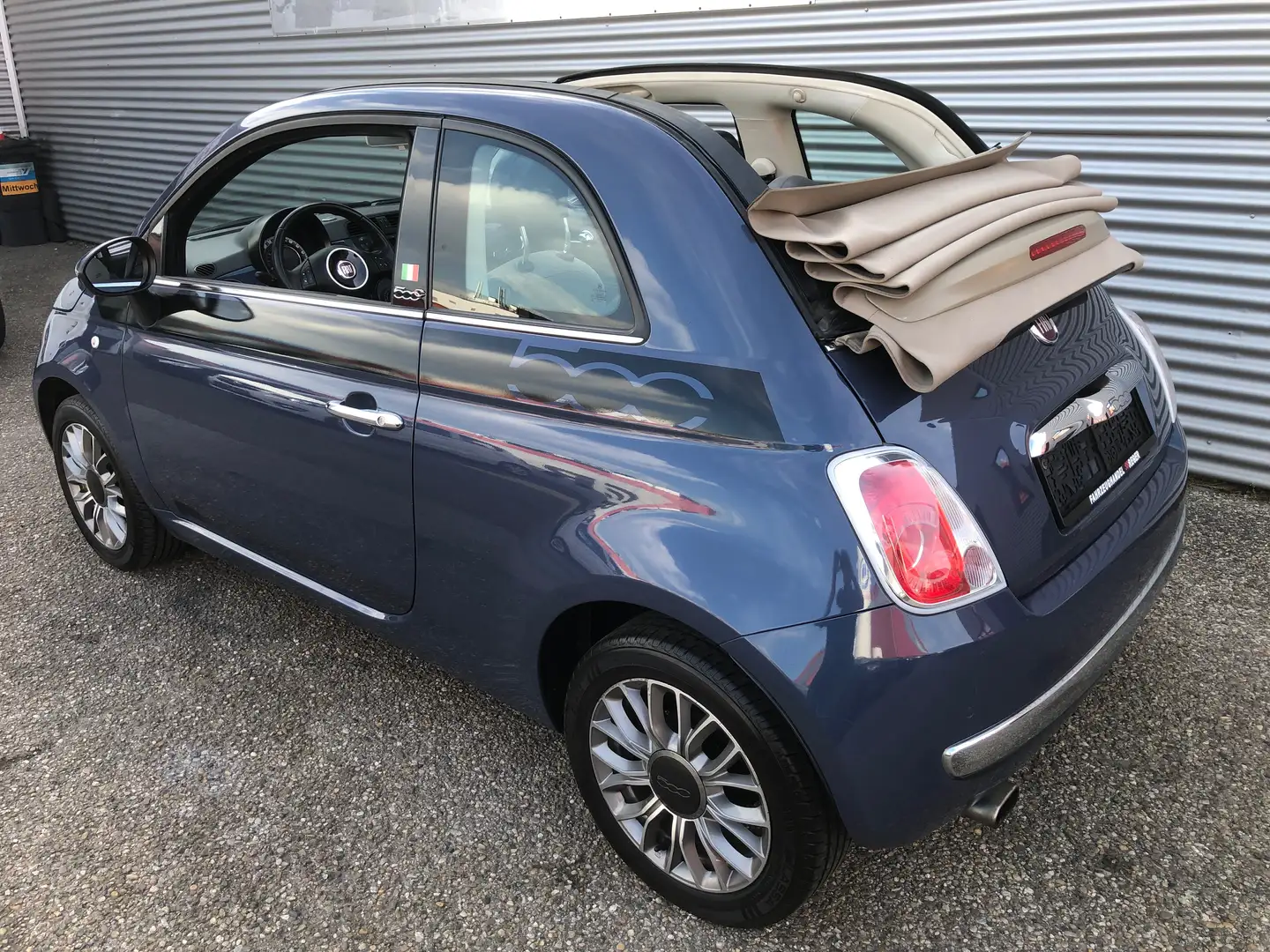 Fiat 500C 500 Cabrio 1,2 Pop Pop Blau - 1
