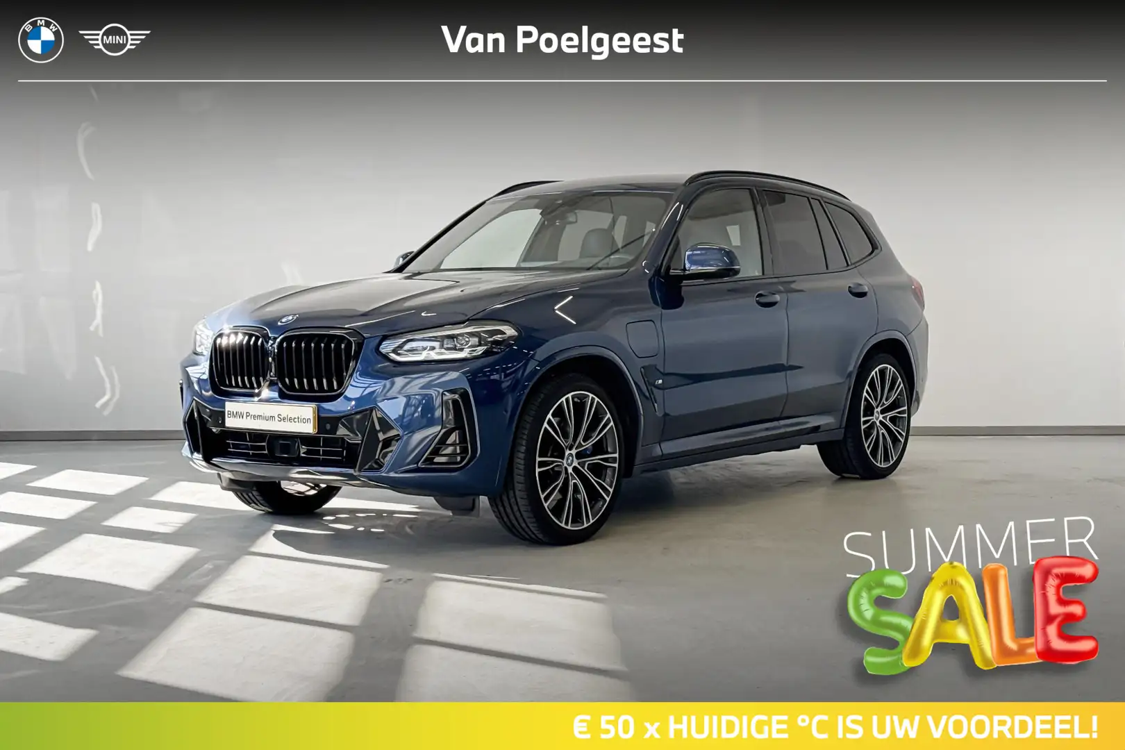 BMW X3 xDrive30e Business Edition Plus M Sportpakket Aut. Blauw - 1