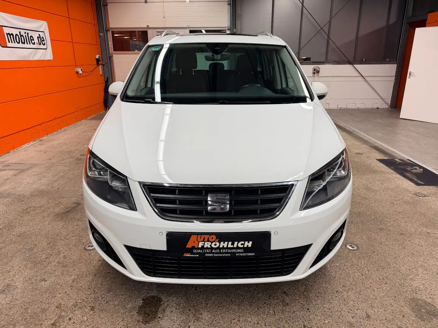 SEAT Alhambra 2.0 TDI DSG Crono Plus Pano Kamera AHK Alb - 2
