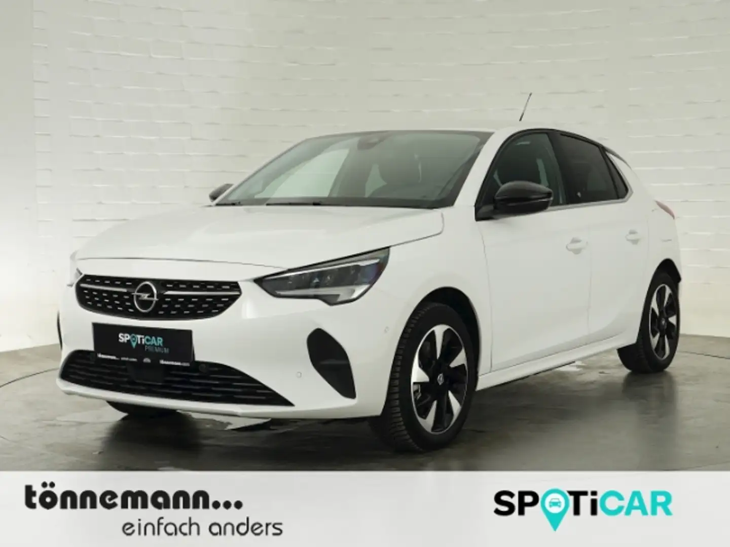Opel Corsa-e F ELECTRIC ELEGANCE 50kWh AT+LED+RÜCKFAHRKAMERA+SI Blanc - 1