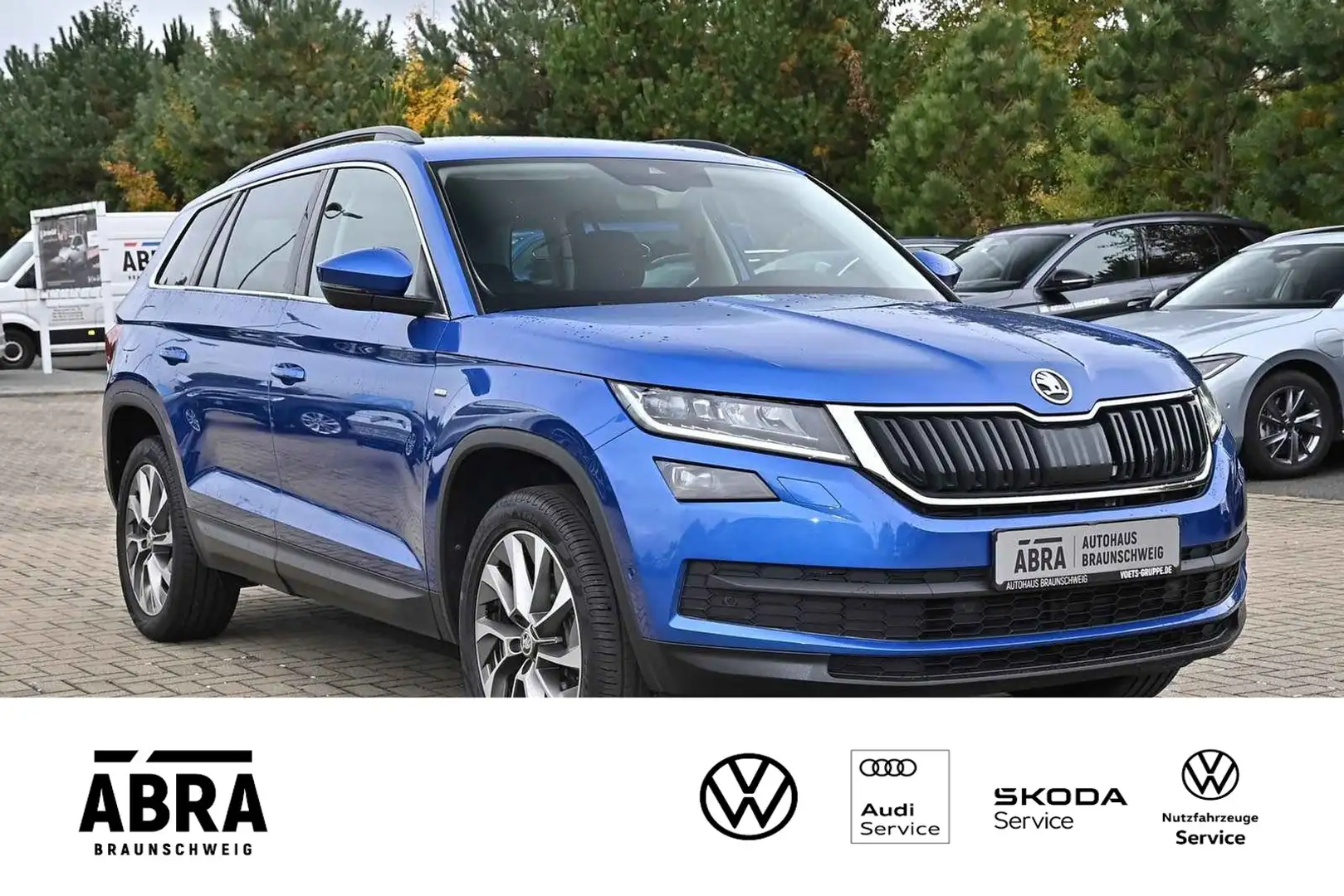 Skoda Kodiaq 1.5 TSI Clever DSG LED+STHZG+LANE+ACC+NAV Blau - 2