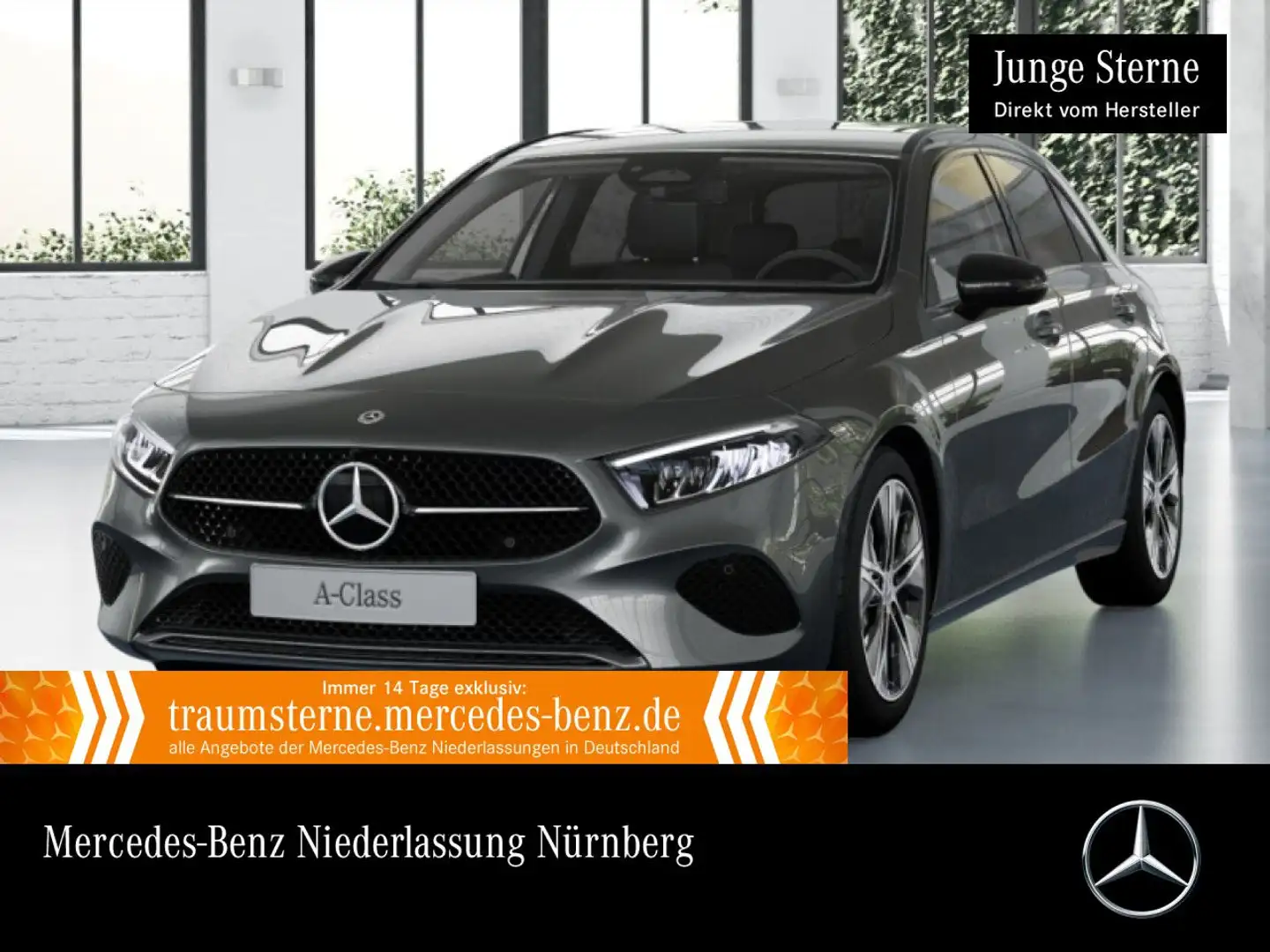 Mercedes-Benz A 250 e PROGRESSIVE+NIGHT+AHK+LED+KAMERA+8G Grau - 1