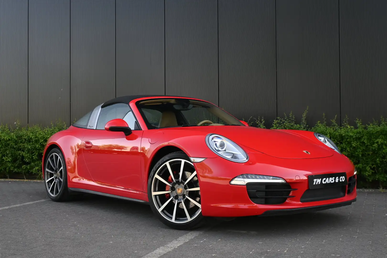 Porsche Targa 991Targa 4 / 62dkm / sportuitlaat, zetelver, pdk Czerwony - 1