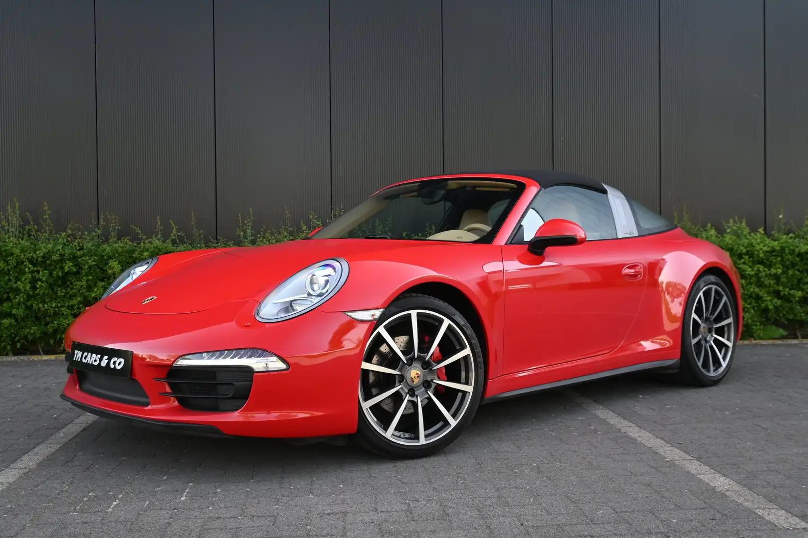 Porsche Targa 991Targa 4 / 62dkm / sportuitlaat, zetelver, pdk Czerwony - 2