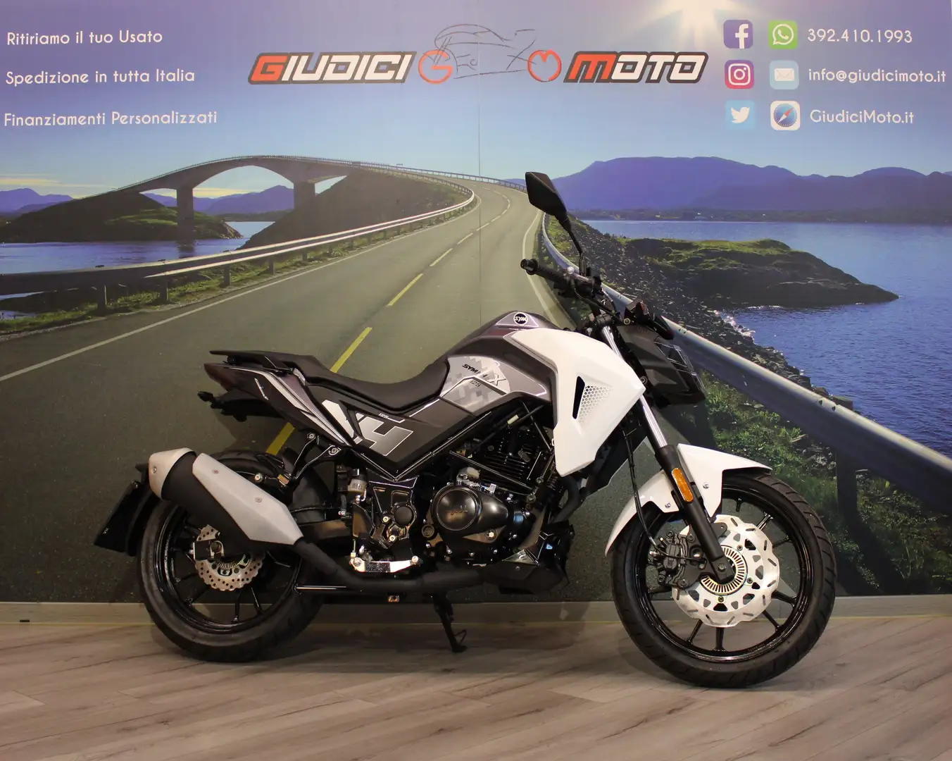 SYM NH 125 XCION - 12/2024 - Km 4 Bianco - 1